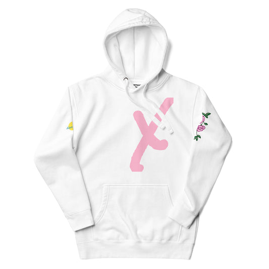 “X Pink” abstrakt. VIP ELITE Hoodie